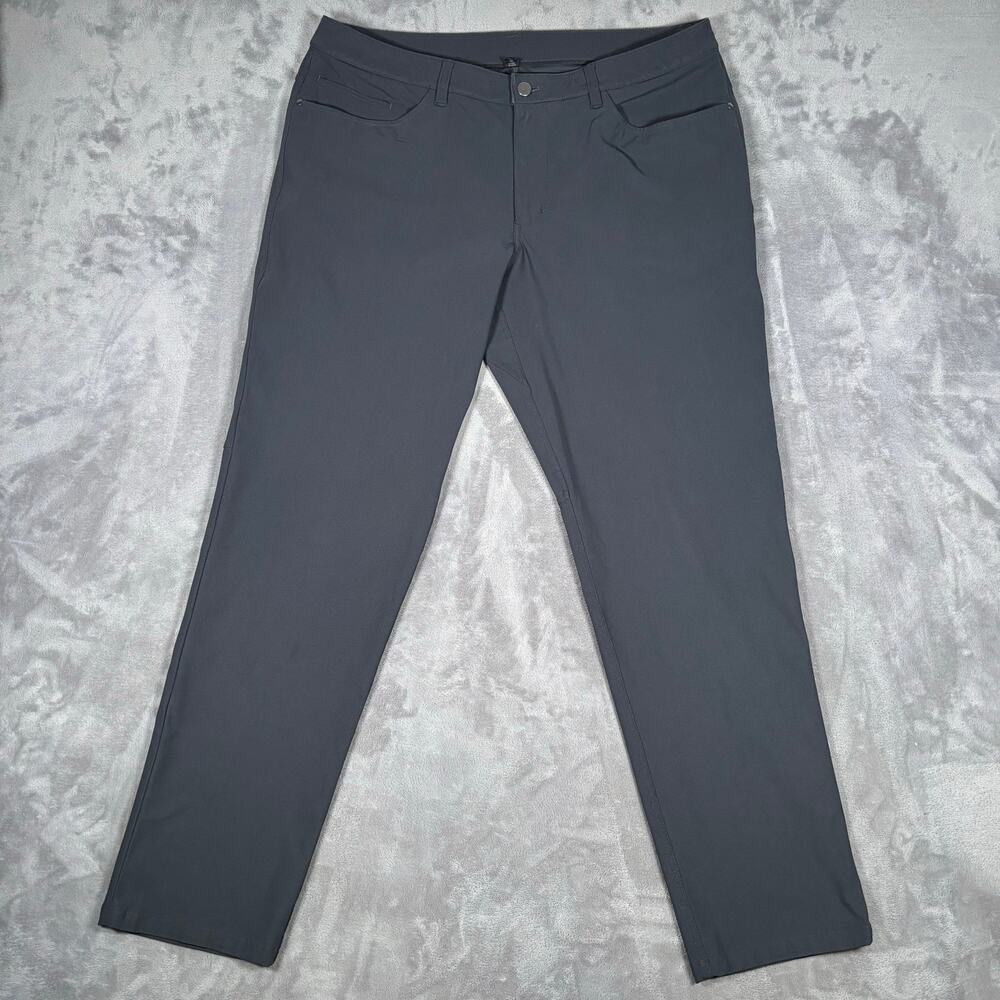 Lululemon ABC Pant Classic 32 Warpstreme Chino Style Charcoal Gray Men’s 36